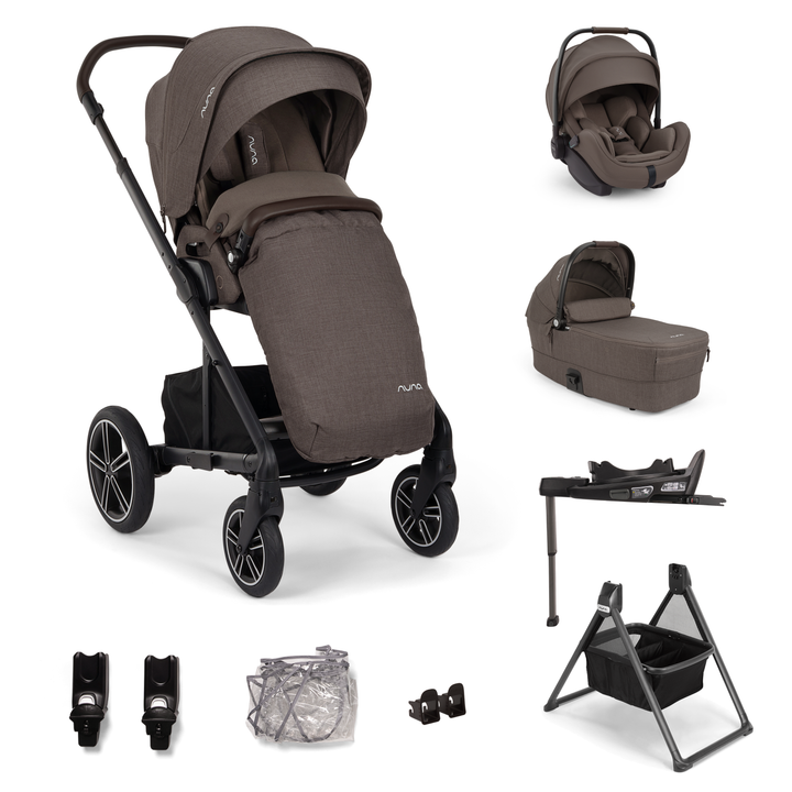 Nuna MIXX next ARRA FLEX bundle - Chestnut