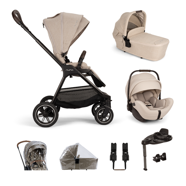 Nuna TRIV next ARRA FLEX bundle - Biscotti