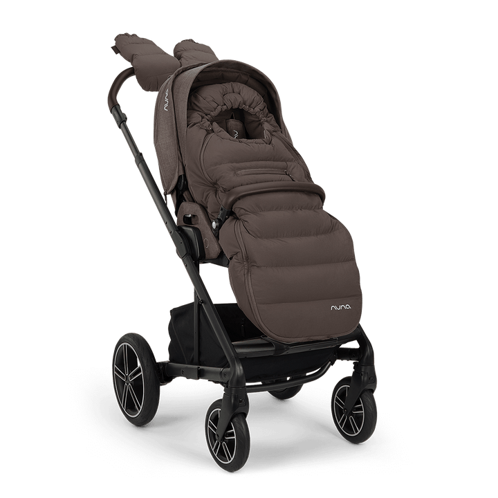 Nuna Winter Stroller Footmuff Set w/Gloves & Bag - Chestnut