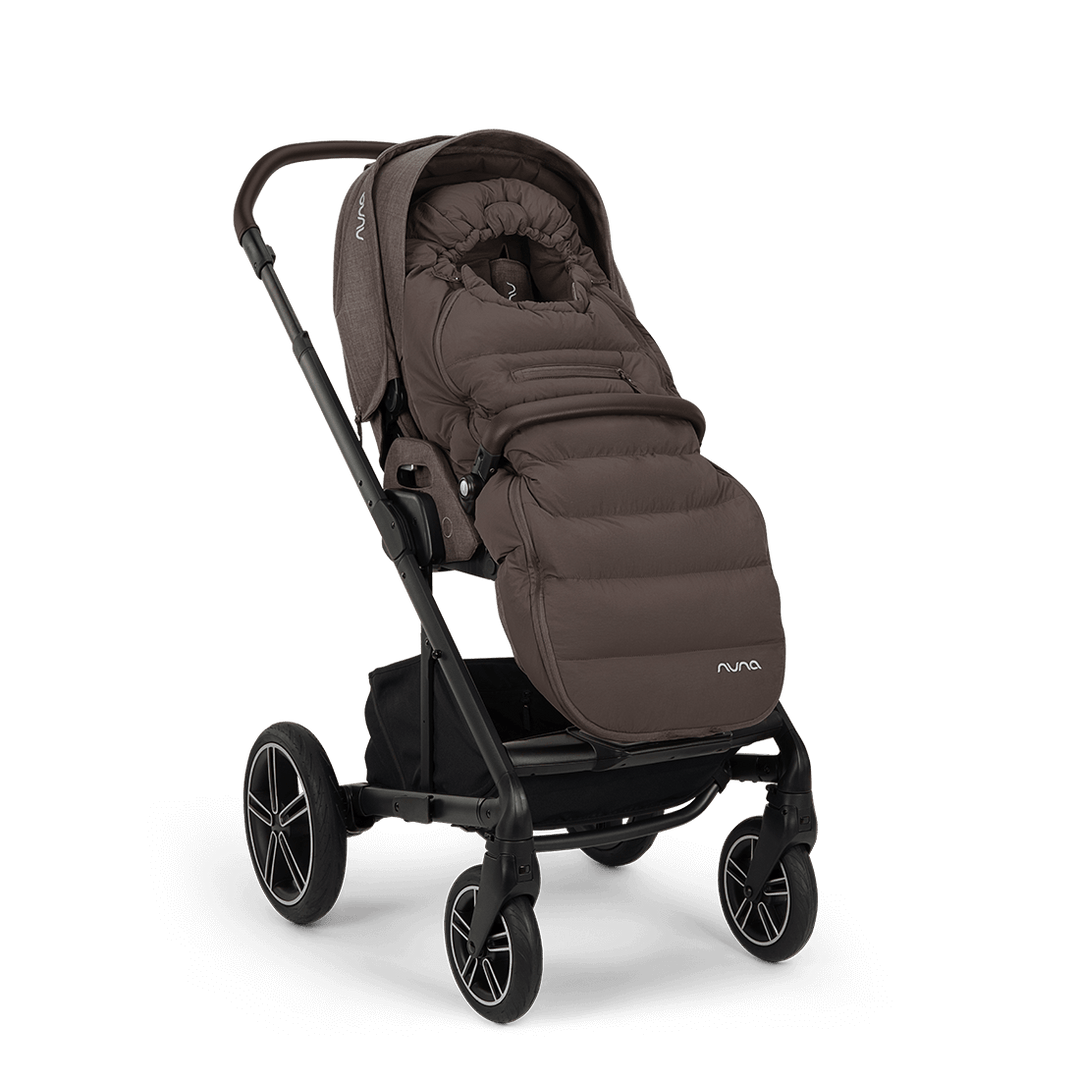 Nuna Winter Stroller Footmuff Set w/Gloves & Bag - Chestnut