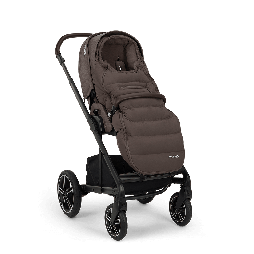 Nuna Winter Stroller Footmuff Set w/Gloves & Bag - Chestnut