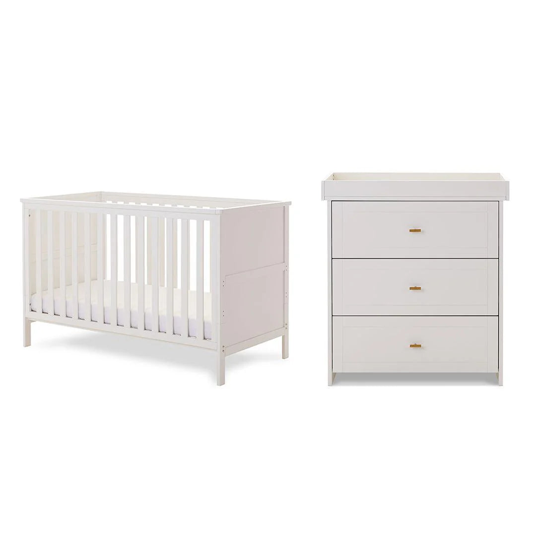 OBaby Evie 2 Piece Room Set - White