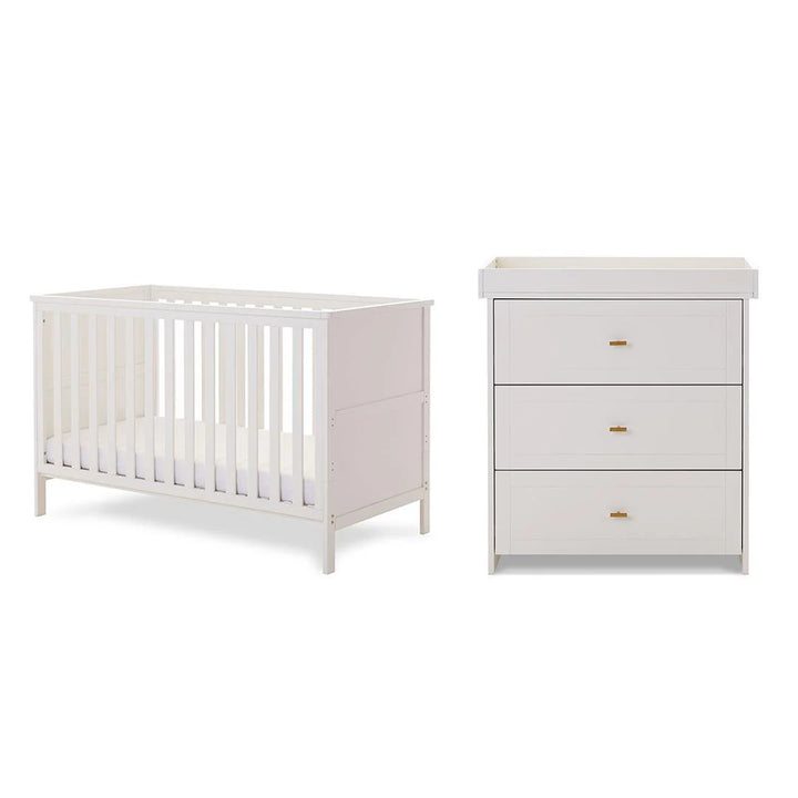 OBaby Evie 2 Piece Room Set - White