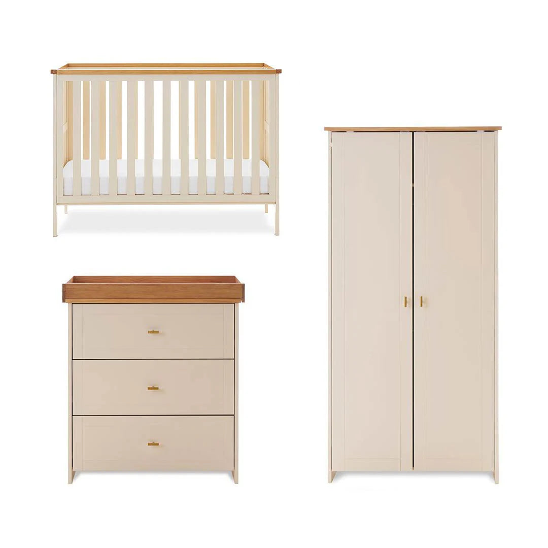 OBaby Evie Mini 3 Piece Room Set - Cashmere