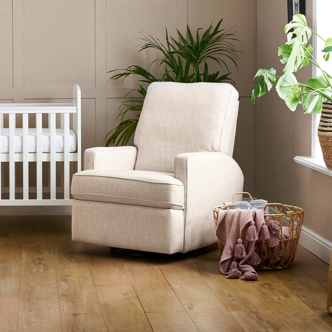 OBaby Madison Swivel Recliner Chair - Oatmeal