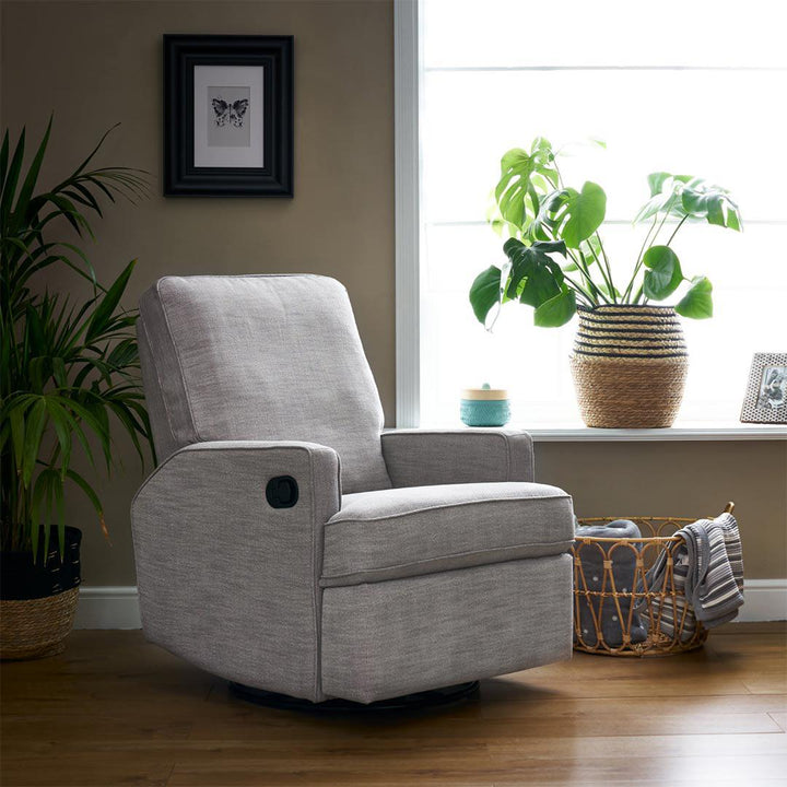 OBaby Madison Swivel Recliner Chair - Pebble
