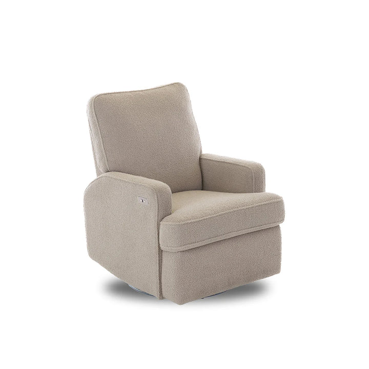 OBaby Madison Swivel Recliner Chair - Teddy Fabric Truffle