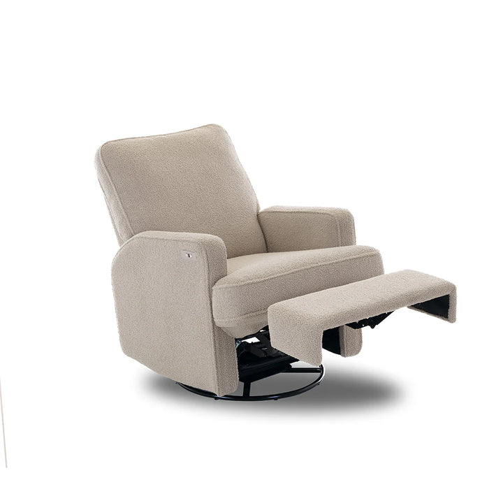 OBaby Madison Swivel Recliner Chair - Teddy Fabric Truffle