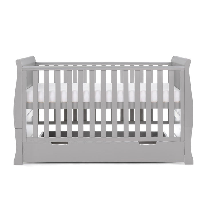 OBaby Stamford Classic Sleigh 3 Piece Room Set - Warm Grey