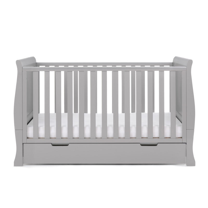 OBaby Stamford Classic Sleigh 3 Piece Room Set - Warm Grey