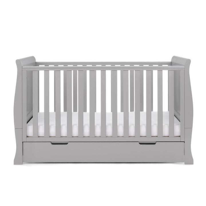 OBaby Stamford Classic Sleigh 3 Piece Room Set - Warm Grey