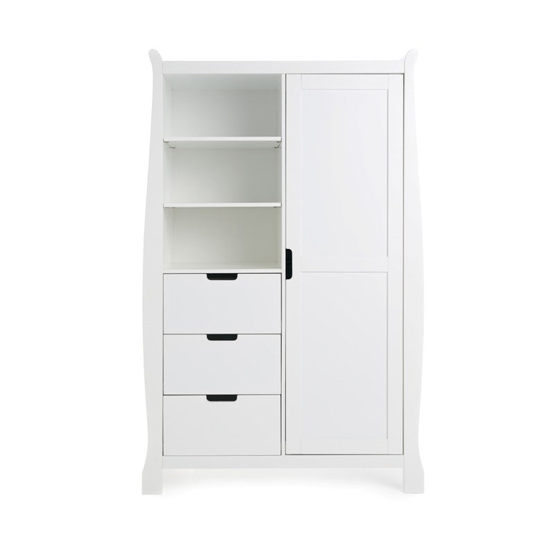 OBaby Stamford Classic Sleigh 3 Piece Room Set - White