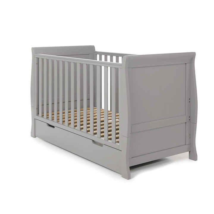 OBaby Stamford Classic Cot Bed - Warm Grey