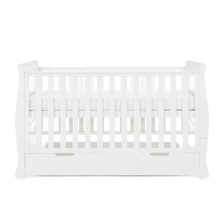 OBaby Stamford Classic Cot Bed - White