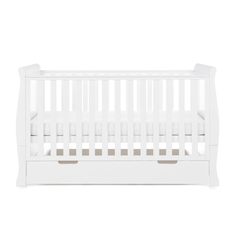 OBaby Stamford Classic Cot Bed - White