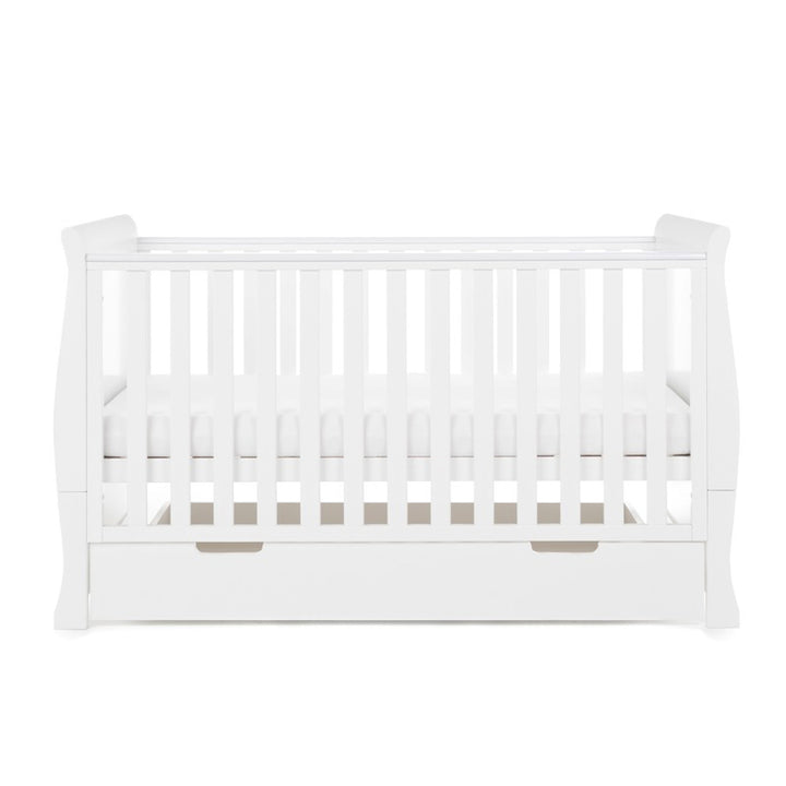 OBaby Stamford Classic Cot Bed - White
