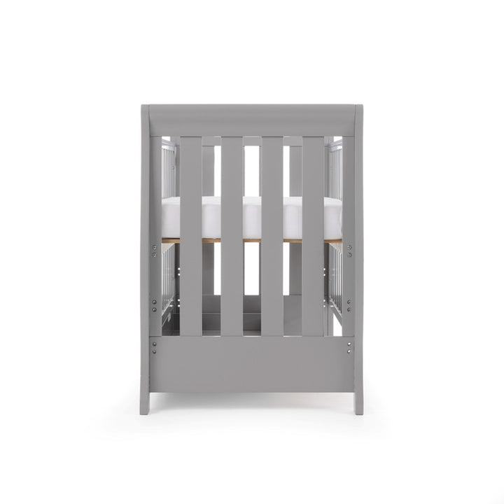 OBaby Stamford Mini Cot Bed - Warm Grey