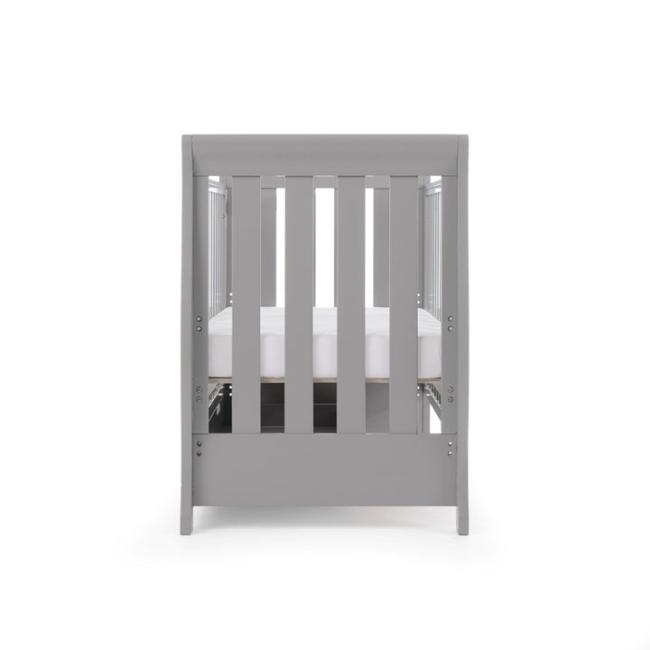 OBaby Stamford Mini Cot Bed - Warm Grey