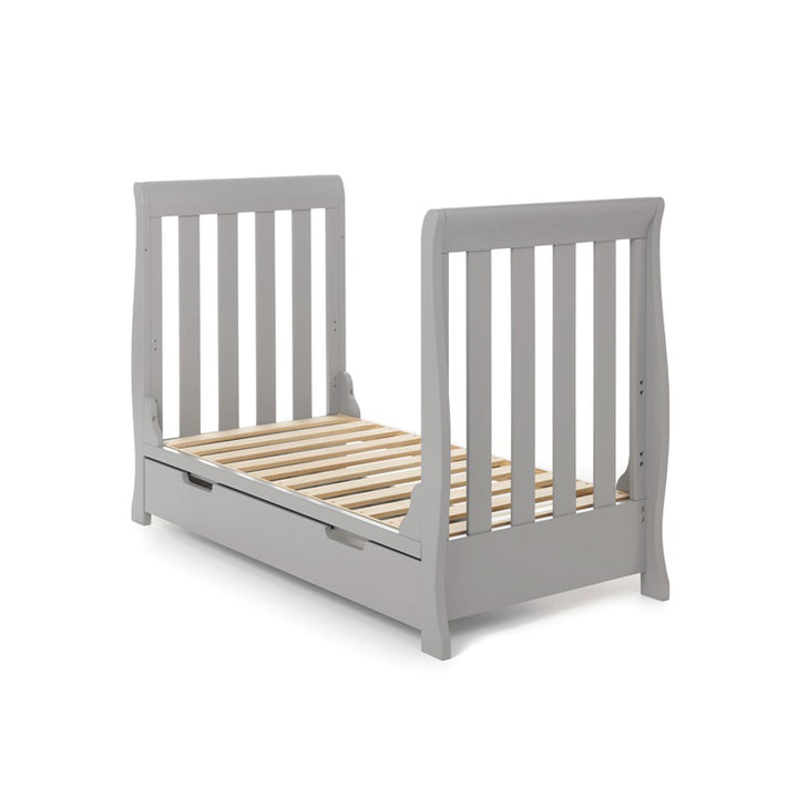 OBaby Stamford Mini Cot Bed - Warm Grey