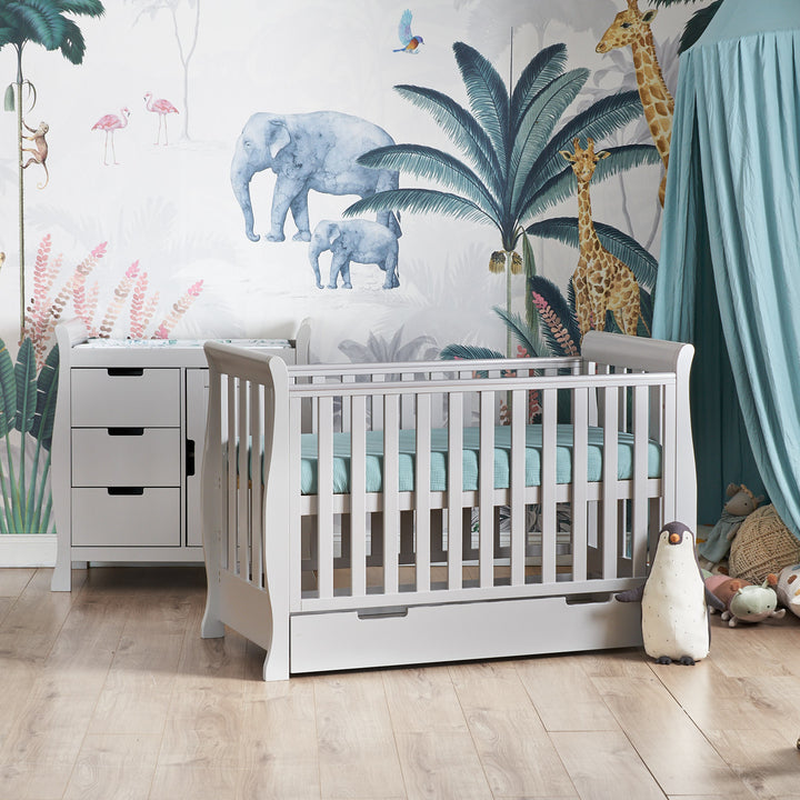 OBaby Stamford Mini 2 Piece Set - Warm Grey