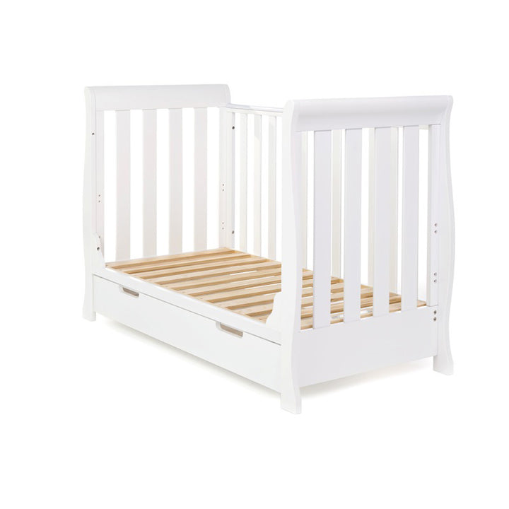 OBaby Stamford Mini Cot Bed - White