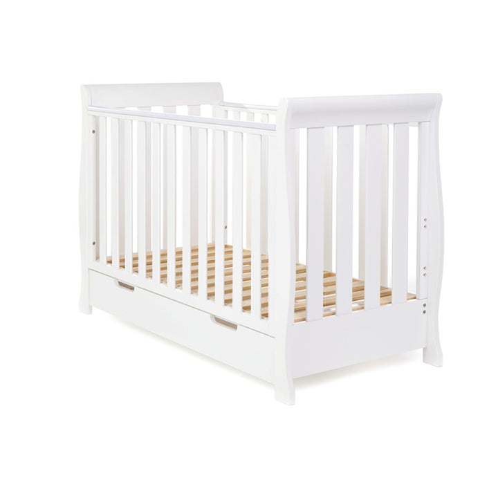 OBaby Stamford Mini Cot Bed - White