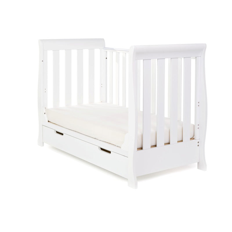 OBaby Stamford Mini Cot Bed - White
