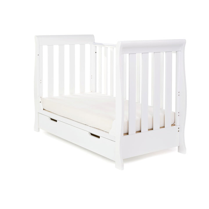 OBaby Stamford Mini Cot Bed - White