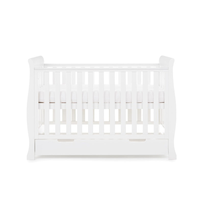 OBaby Stamford Mini Cot Bed - White