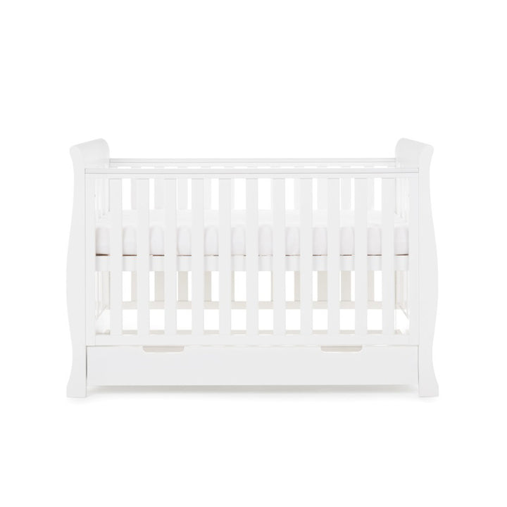 OBaby Stamford Mini Cot Bed - White