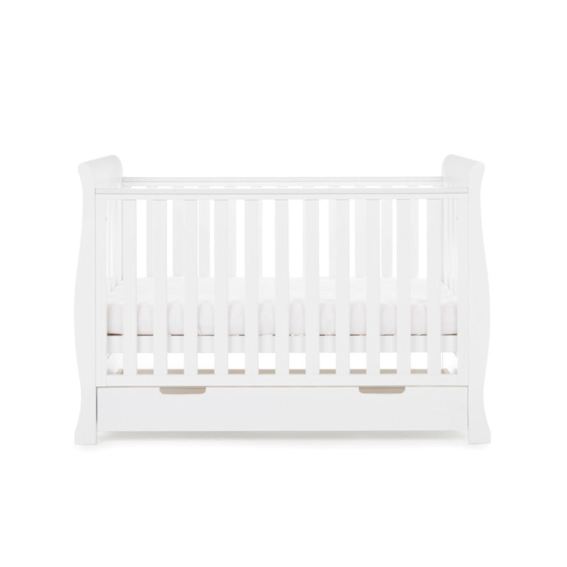 OBaby Stamford Mini Cot Bed - White