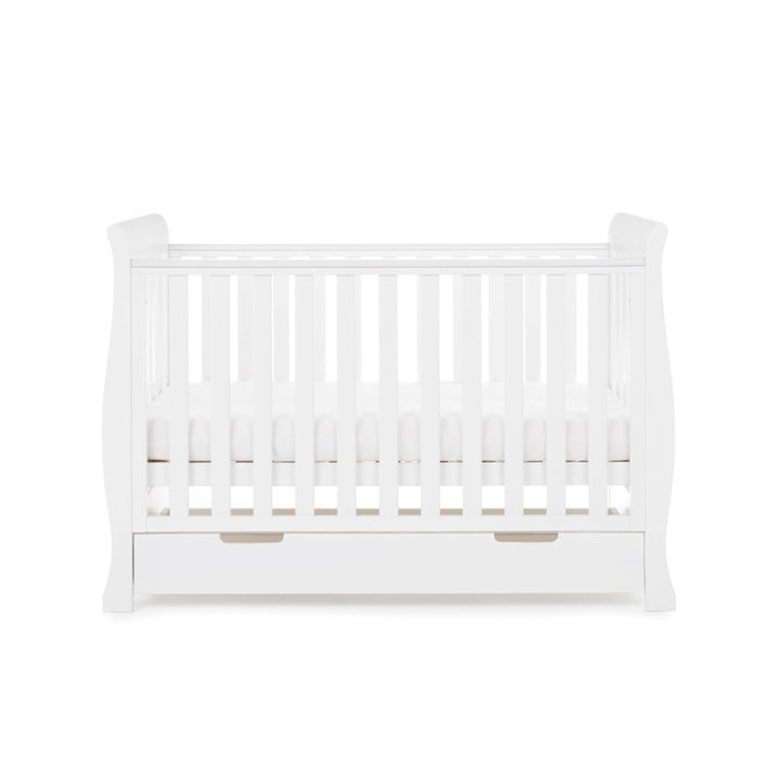 OBaby Stamford Mini Cot Bed - White