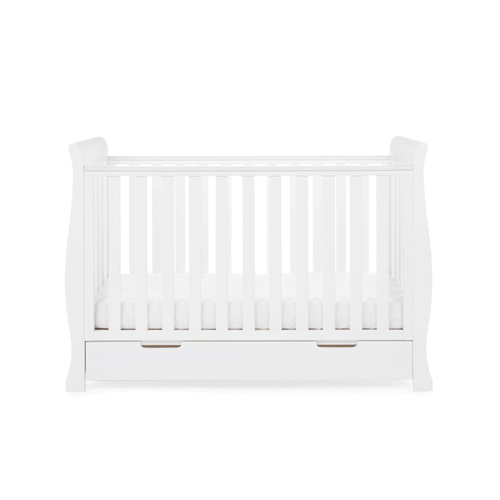 OBaby Stamford Mini Cot Bed - White