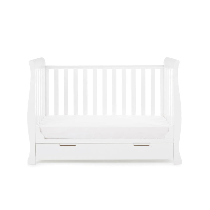 OBaby Stamford Mini Cot Bed - White