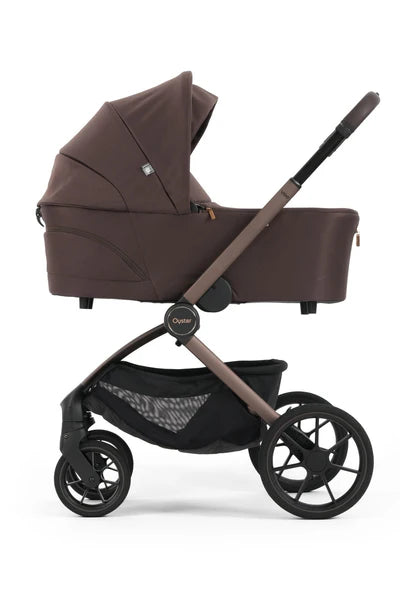 Oyster Vee Stroller & Carrycot Package - Chocolate