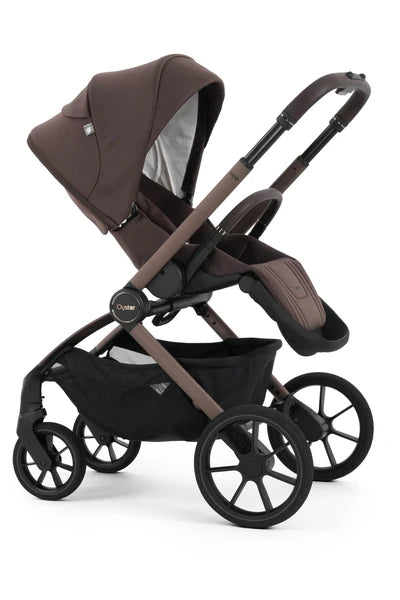 Oyster Vee Stroller & Carrycot Package - Chocolate
