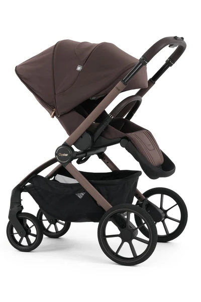 Oyster Vee Stroller & Carrycot Package - Chocolate