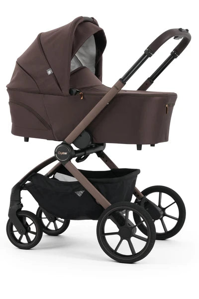 Oyster Vee Stroller & Carrycot Package - Chocolate