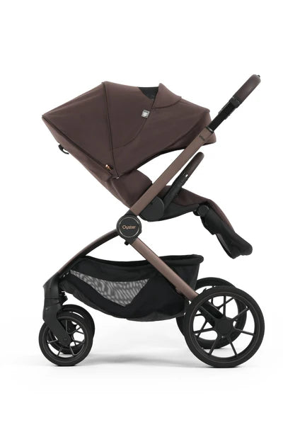 Oyster Vee Stroller & Carrycot Package - Chocolate