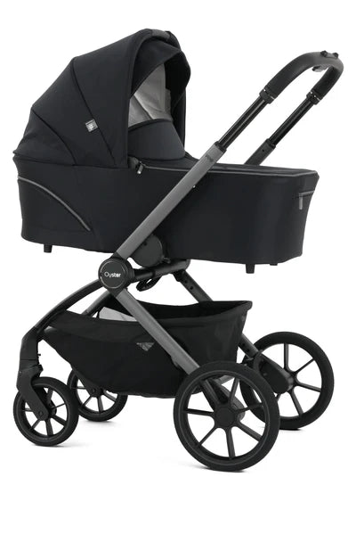 Oyster Vee Stroller & Carrycot Package - Liquorice