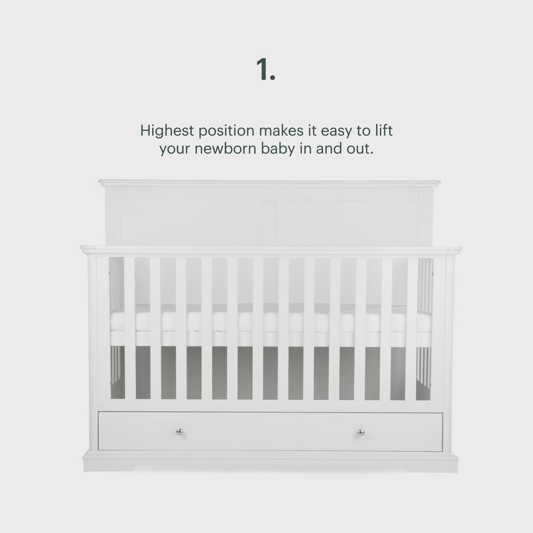 CuddleCo Beaumont Grande Cot Bed