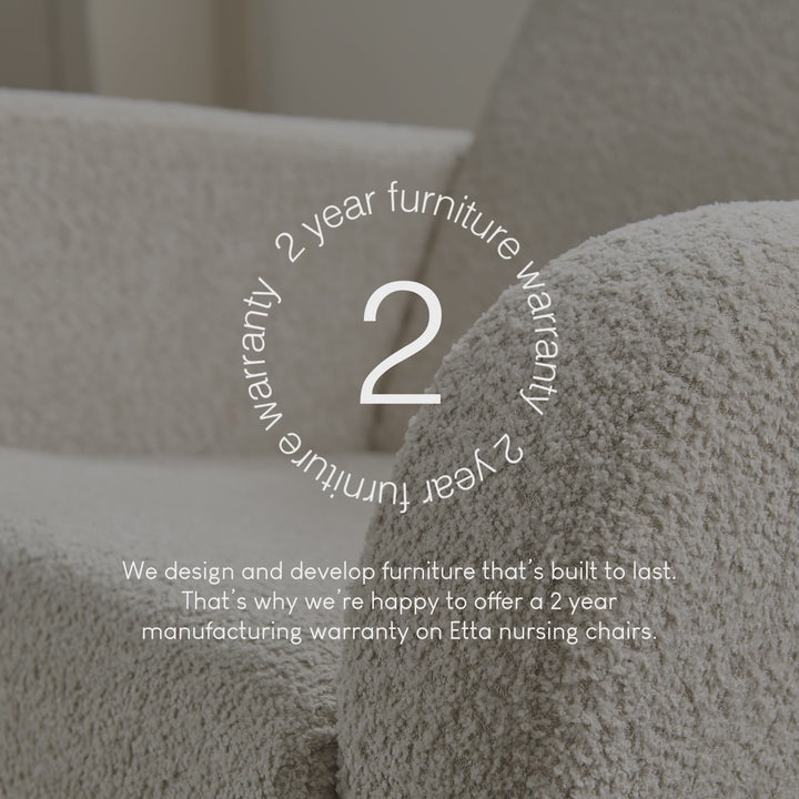 CuddleCo Etta Nursing Chair - Boucle Off White