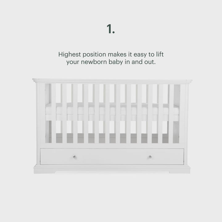CuddleCo Beaumont Low Cot Bed