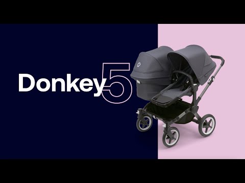 Bugaboo Donkey 5 Mono Complete & Free Bugaboo Giraffe Baby Rocker - Black/Taupe