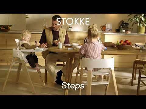 Stokke Steps High Chair - Black/Warm Brown
