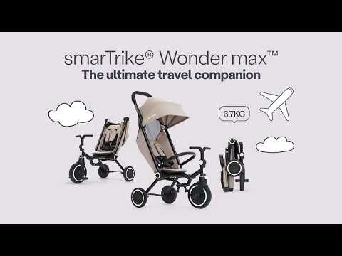 SmarTrike Wonder Max Trike Stroller - Jet Black