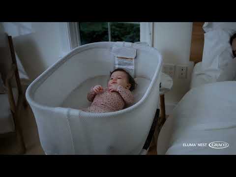 Graco Eluma Nest Bedside Crib - Luna