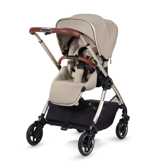 Silver Cross Dune Travel Pack with First Bed Folding Carrycot - Stone