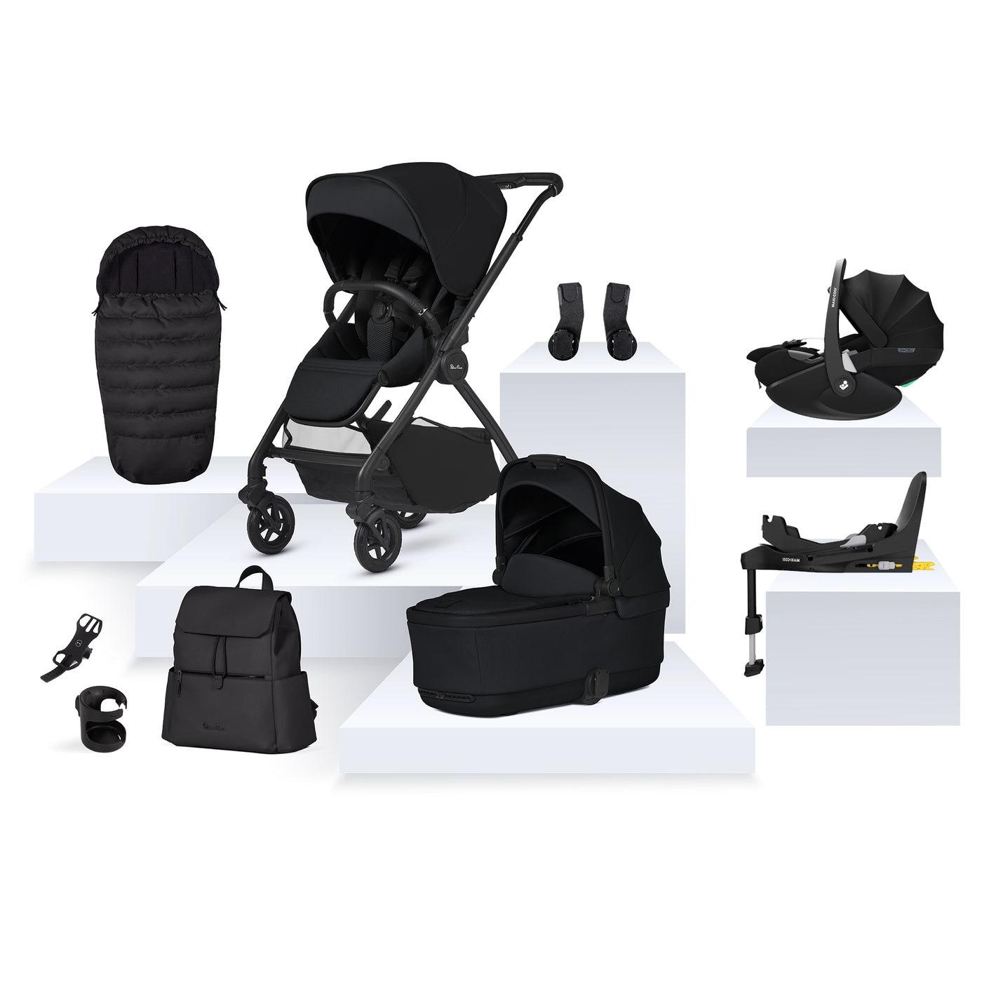 Silver Cross Dune 2 Maxi-Cosi Pebble 360 Pro2 Ultimate Bundle - Space