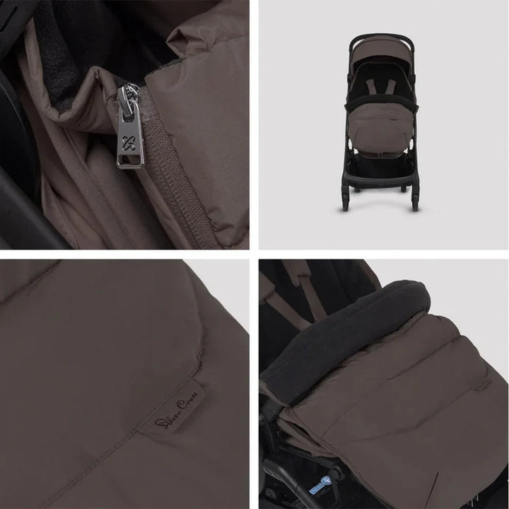 Silver Cross Nia Footmuff - Chocolate